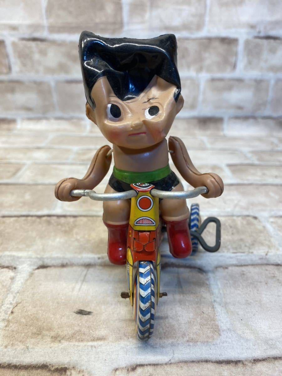 T005 that time thing Astro Boy tricycle tin plate cell Lloyd hand .. insect old Bandai Showa Retro 