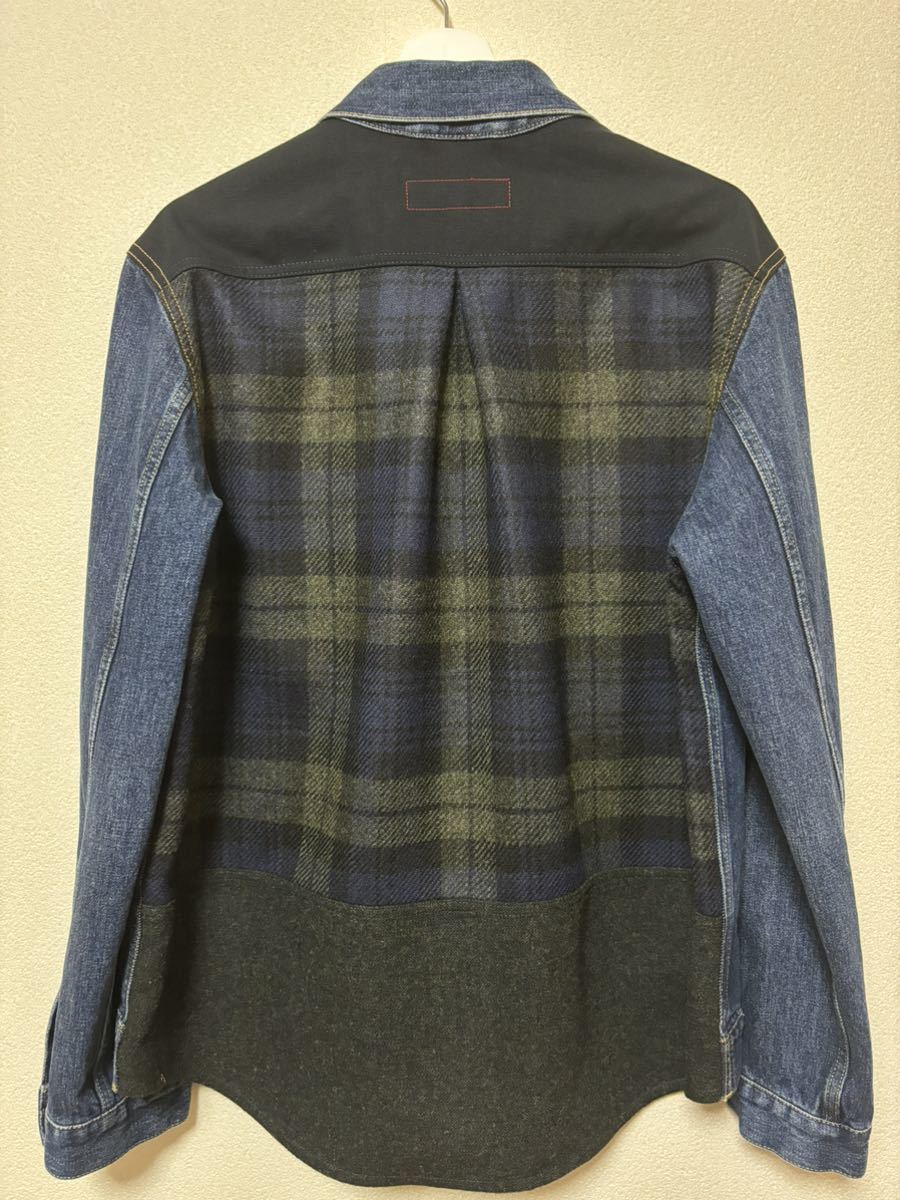 美品 junya watanabe man ジュンヤ ワタナベ マン comme des garcons コム デ ギャルソン Levis リーバイス Gジャン デニム ジャケット 3rd