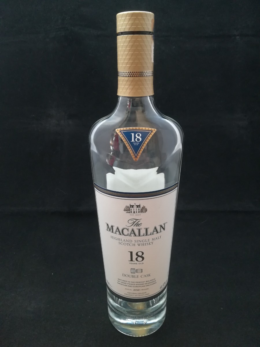 【空瓶】The MACALLAN ザ・マッカラン 18年 700ml 43%  （サントリー正規）の画像1