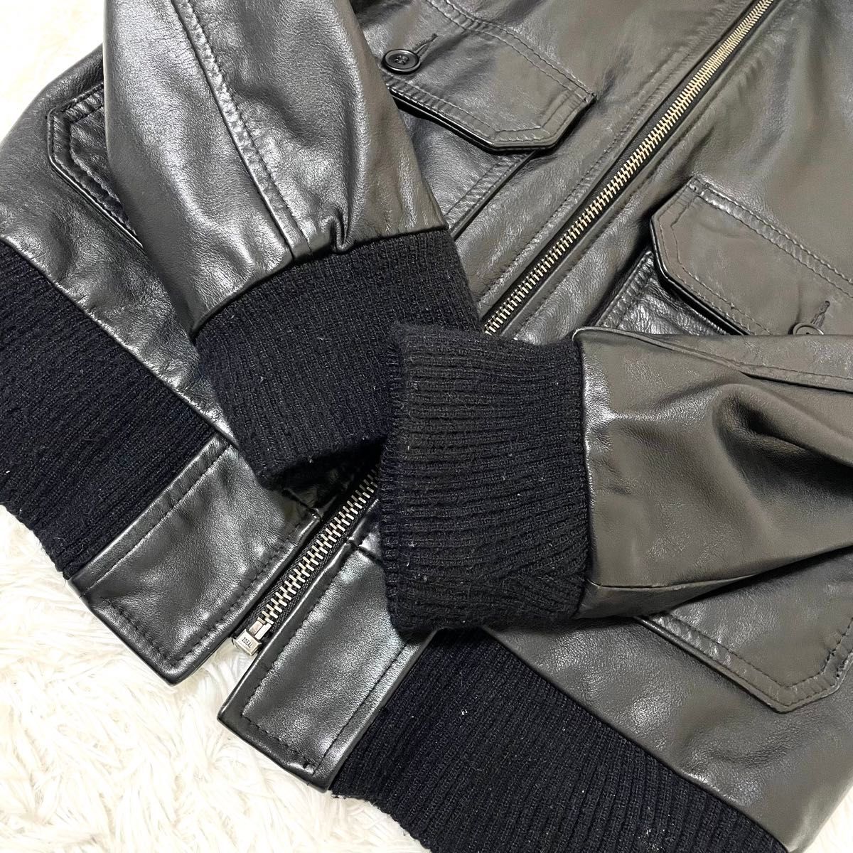 美品 supreme × schott 12ss A2 レザージャケット M フライト 美品 supreme × schott 12ss A2 レザージャケット M フライト