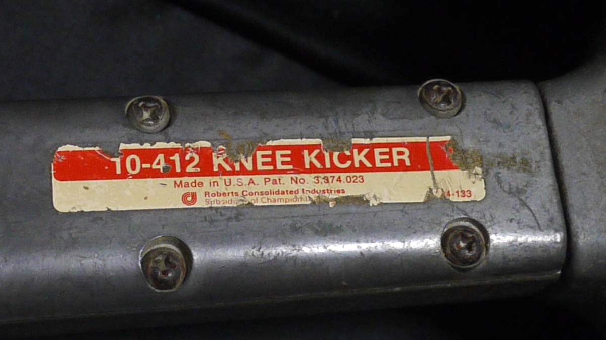 ロバーツ Roberts ニーキッカー 10-412 KICKER カーペット 作業工具 内装 USA ③の画像4