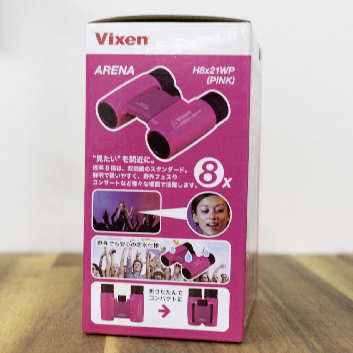 Vixen Vixen бинокль H8×21WPsolaptiLite розовый не использовался товар 