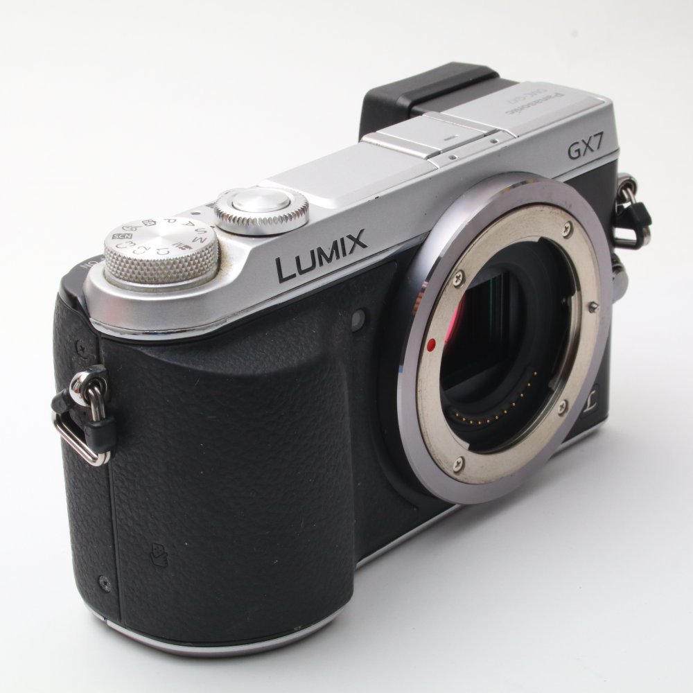 【在庫限りの大特価】 ミラーレス一眼カメラ　パナソニック ミラーレス一眼カメラ ルミックス GX7 ボディ シルバー DMC-GX7-S