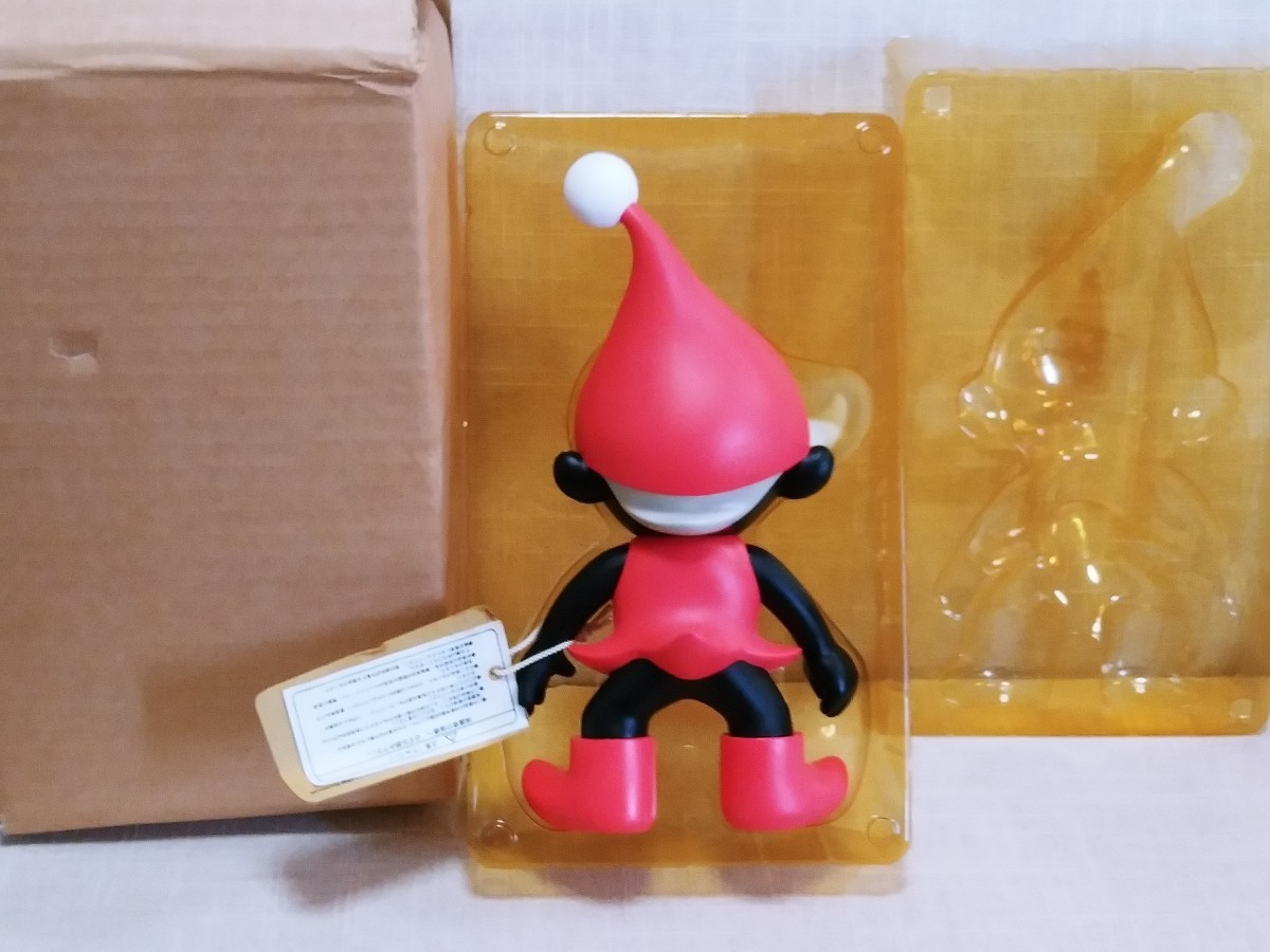 新品未使用 藤城清治 小人 フィギュア 人形 ソフビ 赤 こびと 新品未使用 藤城清治 小人 フィギュア 人形 ソフビ 赤 こびと