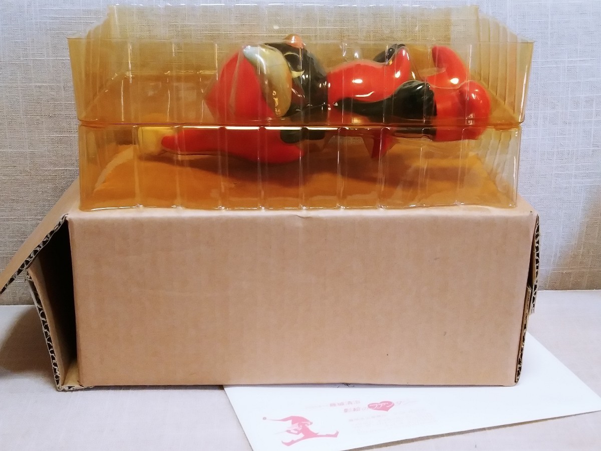 新品未使用 藤城清治 小人 フィギュア 人形 ソフビ 赤 こびと 新品未使用 藤城清治 小人 フィギュア 人形 ソフビ 赤 こびと