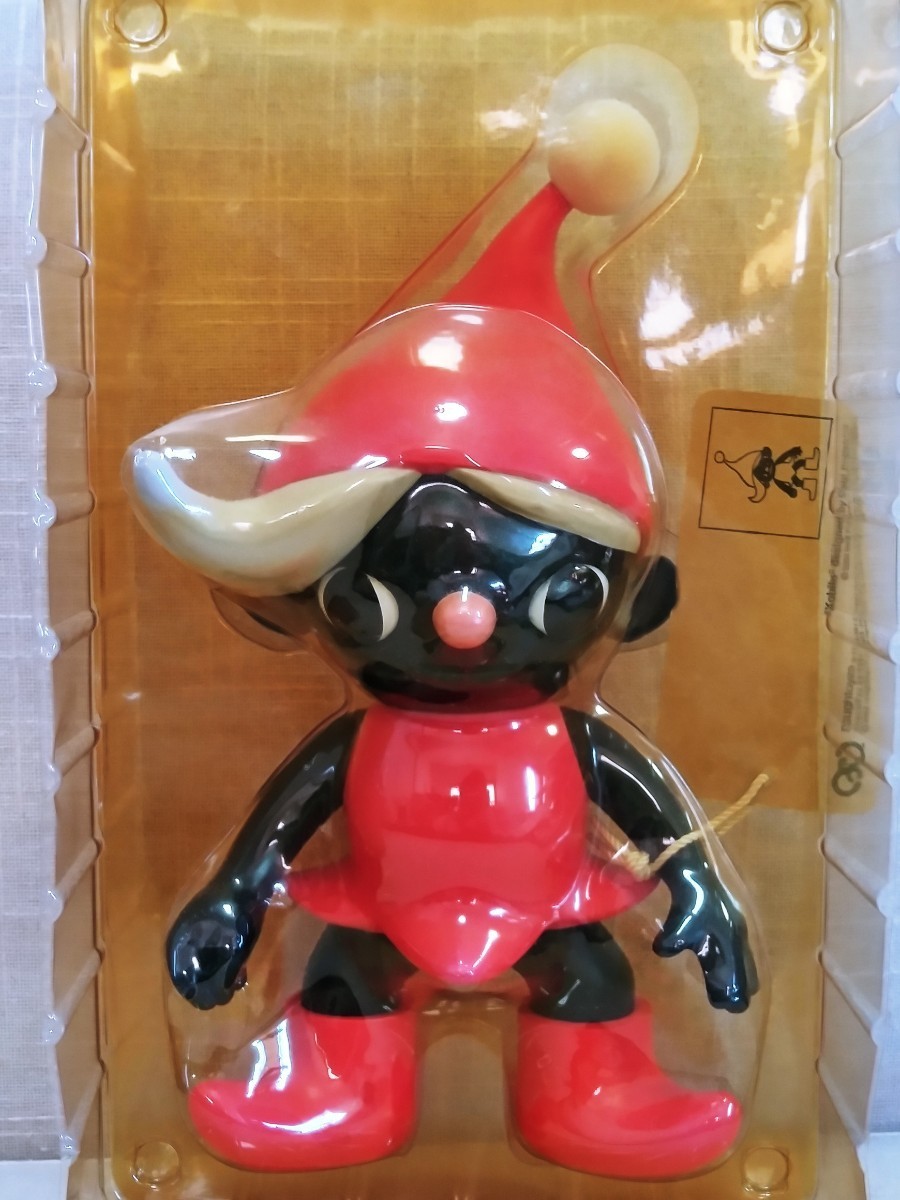新品未使用 藤城清治 小人 フィギュア 人形 ソフビ 赤 こびと 新品未使用 藤城清治 小人 フィギュア 人形 ソフビ 赤 こびと