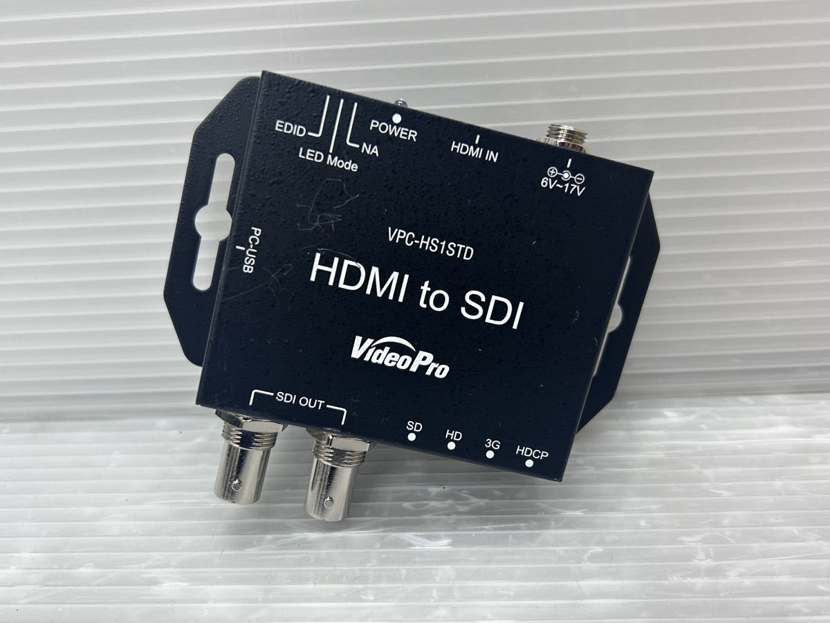 ★最終在庫品★ビデオプロ/VideoPro HDMI to SDIコンバーター (VPC-HS1STD) 本体のみ ジャンク品 A_画像1