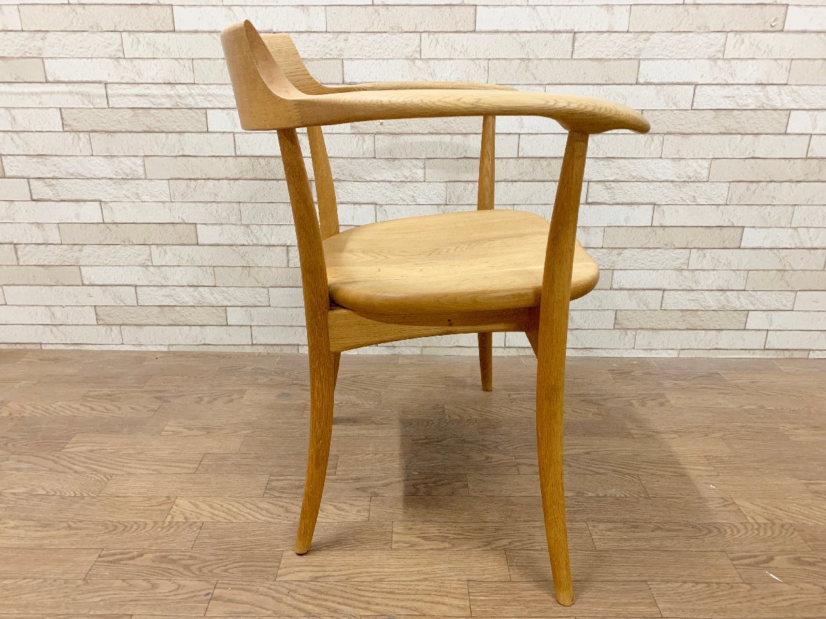 .. промышленность kitsu есть CRESCENT Crescent arm стул стул обеденный стол стул дуб материал простой натуральный Северная Европа (C)