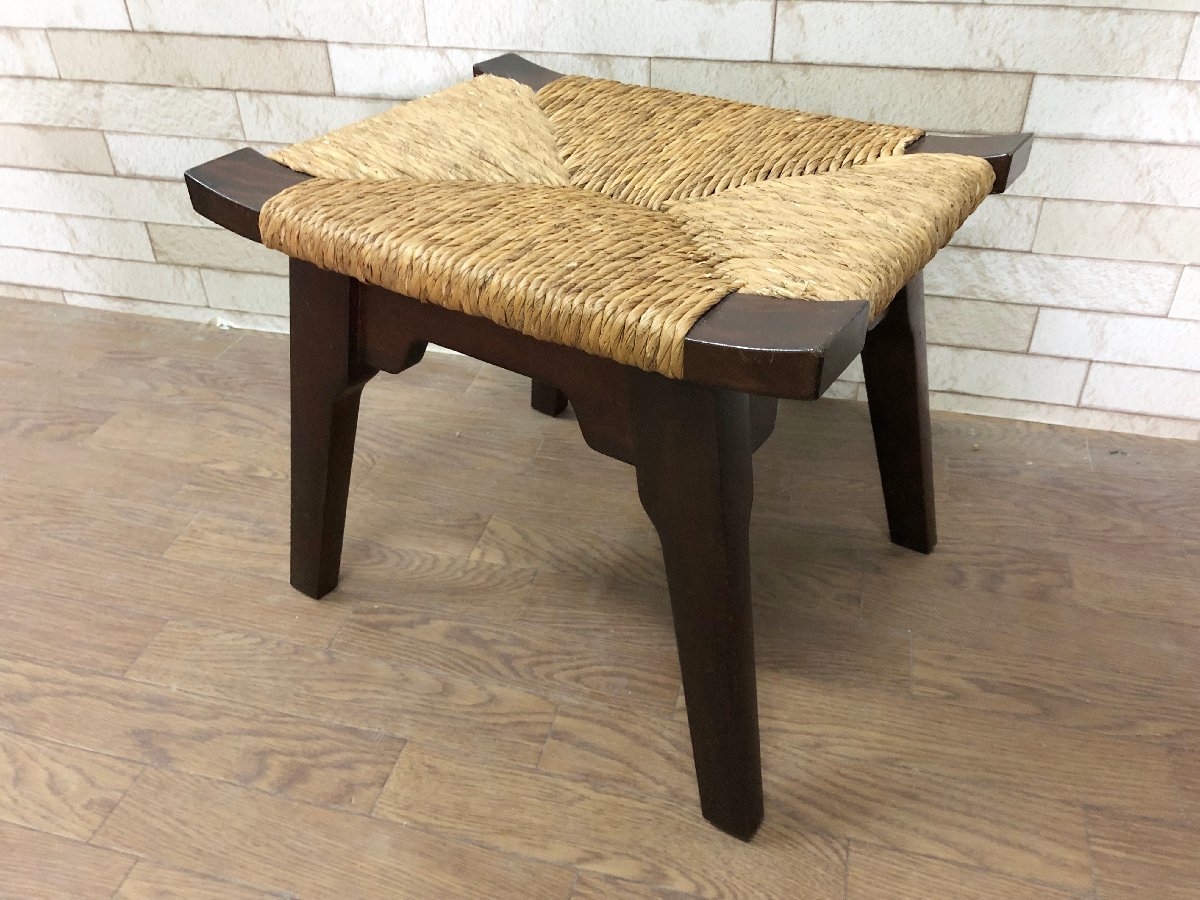松本民芸家具 #514型 ラッシスツール チェア 椅子 腰掛け 松本民芸家具 #514型 ラッシスツール チェア 椅子 腰掛け