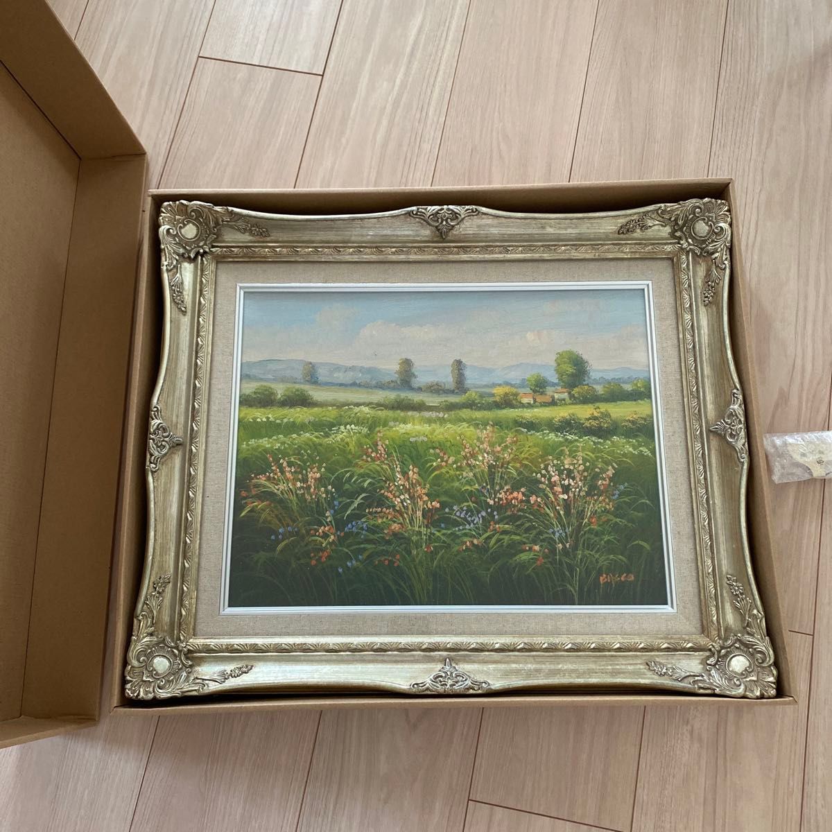 花畑 油絵 風景画 肉筆|Yahoo!フリマ(旧PayPayフリマ) 花畑 油絵 風景画 肉筆|Yahoo!フリマ(旧PayPayフリマ)