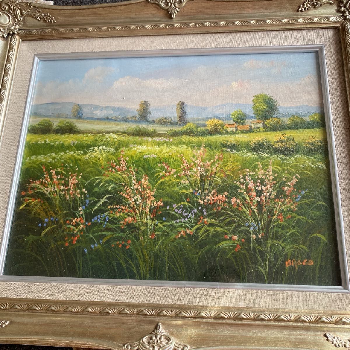 花畑 油絵 風景画 肉筆|Yahoo!フリマ(旧PayPayフリマ) 花畑 油絵 風景画 肉筆|Yahoo!フリマ(旧PayPayフリマ)