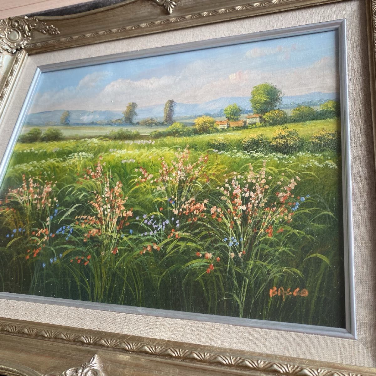 花畑 油絵 風景画 肉筆|Yahoo!フリマ(旧PayPayフリマ) 花畑 油絵 風景画 肉筆|Yahoo!フリマ(旧PayPayフリマ)