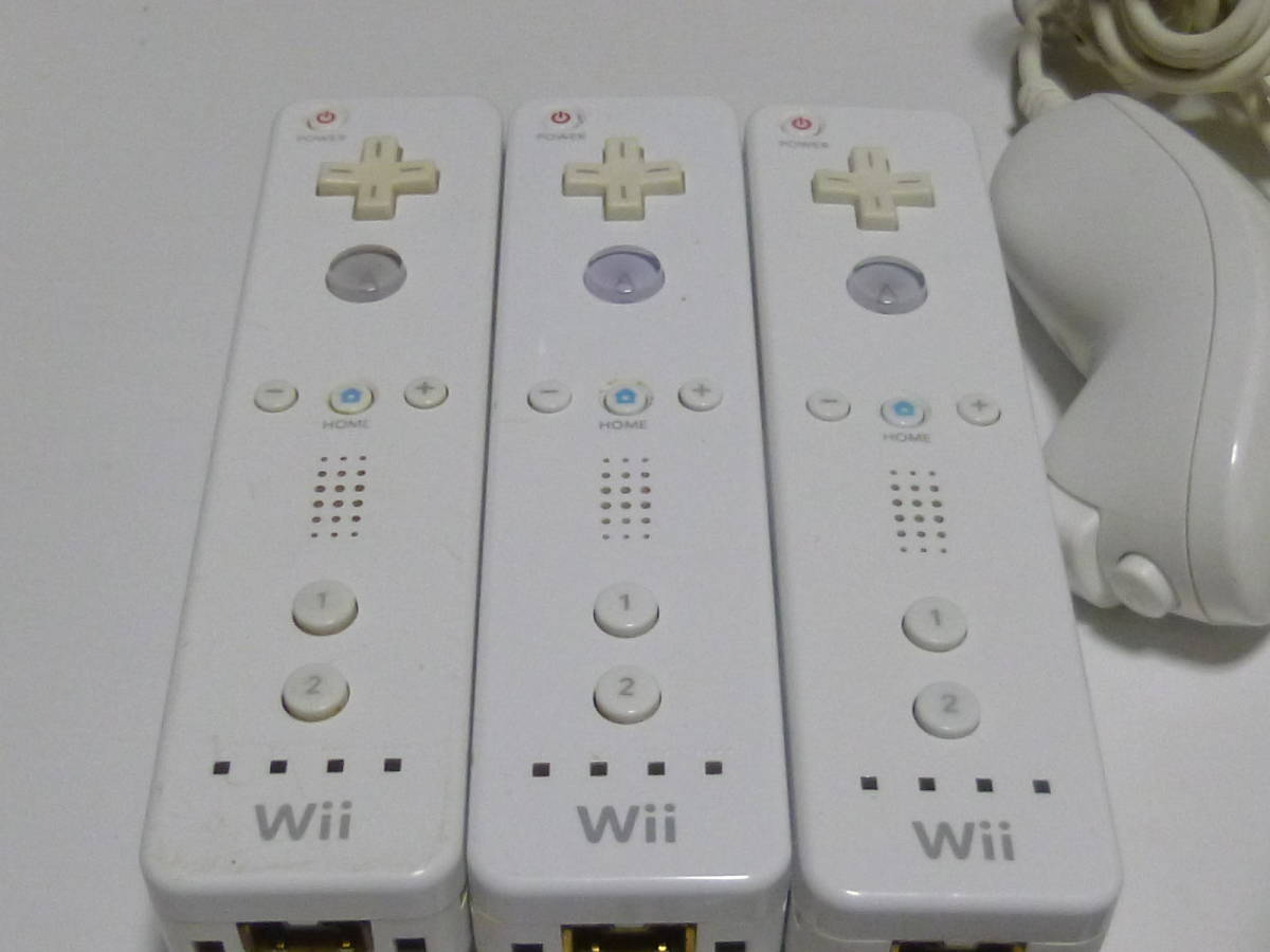 RSN74【送料無料 即日発送 動作確認済】Wii リモコン ヌンチャク ストラップ 3個セット 任天堂 純正 RVL-003
