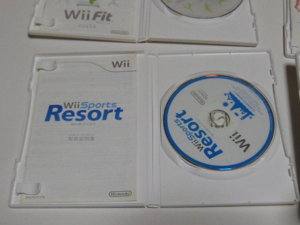 I1【即日発送 送料無料 動作確認済】Wii ソフト Wiiフィット　Wiiフィットプラス　Ｗiiスポーツ　Wiiスポーツリゾート_画像6
