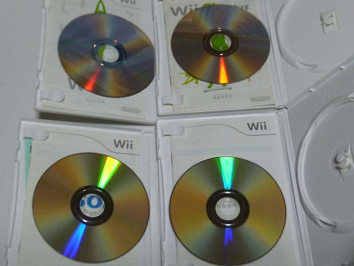 I3【即日発送 送料無料 動作確認済】Wii ソフト Wiiフィット　Wiiフィットプラス　Ｗiiスポーツ　Wiiスポーツリゾート