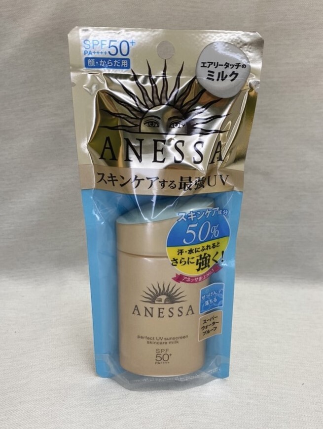 【未使用品】資生堂 SHISEIDO アネッサ ANESSA アネッサ 日焼け止め パーフェクトUV スキンケアミルク NA 60ml SPF50+/PA++++　_画像1