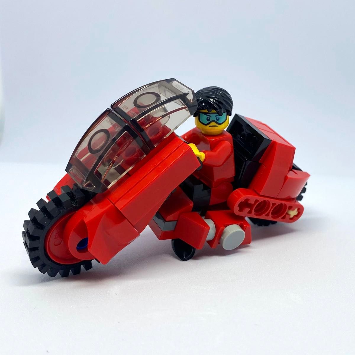 LEGO AKIRA 金田バイク 自作品 レゴ KANEDAミニフィグ付