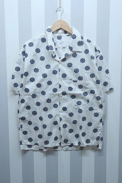 6-3648A/PURIST 半袖総柄オープンカラーシャツ 日本製 ピュリスト 3点セット_画像6