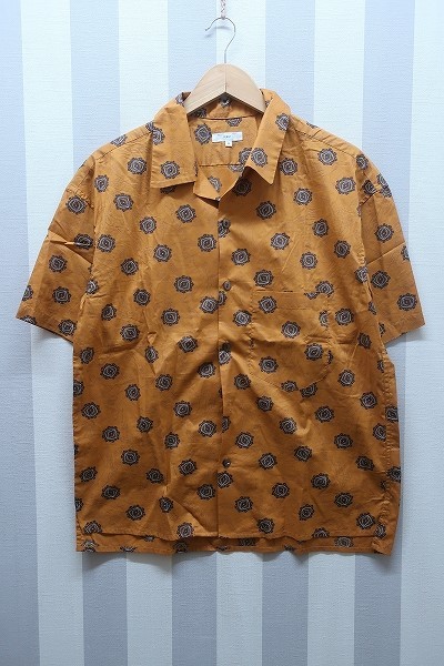 6-3648A/PURIST 半袖総柄オープンカラーシャツ 日本製 ピュリスト 3点セット_画像4