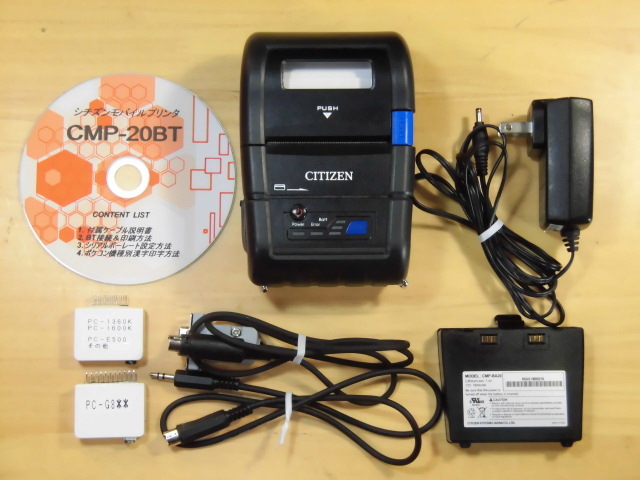  Citizen CMP-20BT thermal printer (PC-1360K,PC-1600K. Chinese character. seal character is of course,,PC-E500 series,PC-G8** series . Chinese character. seal character . possibility )