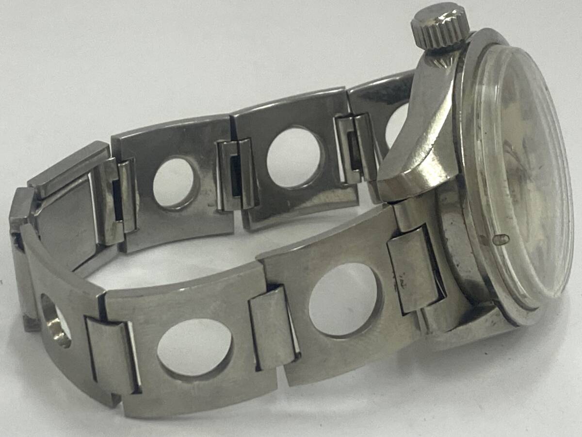 ORIENT オリエント グランプリ100 スイマー トリオスタット 社外ベルト 自動巻き メンズ 腕時計 T19416 ジャンク_画像6