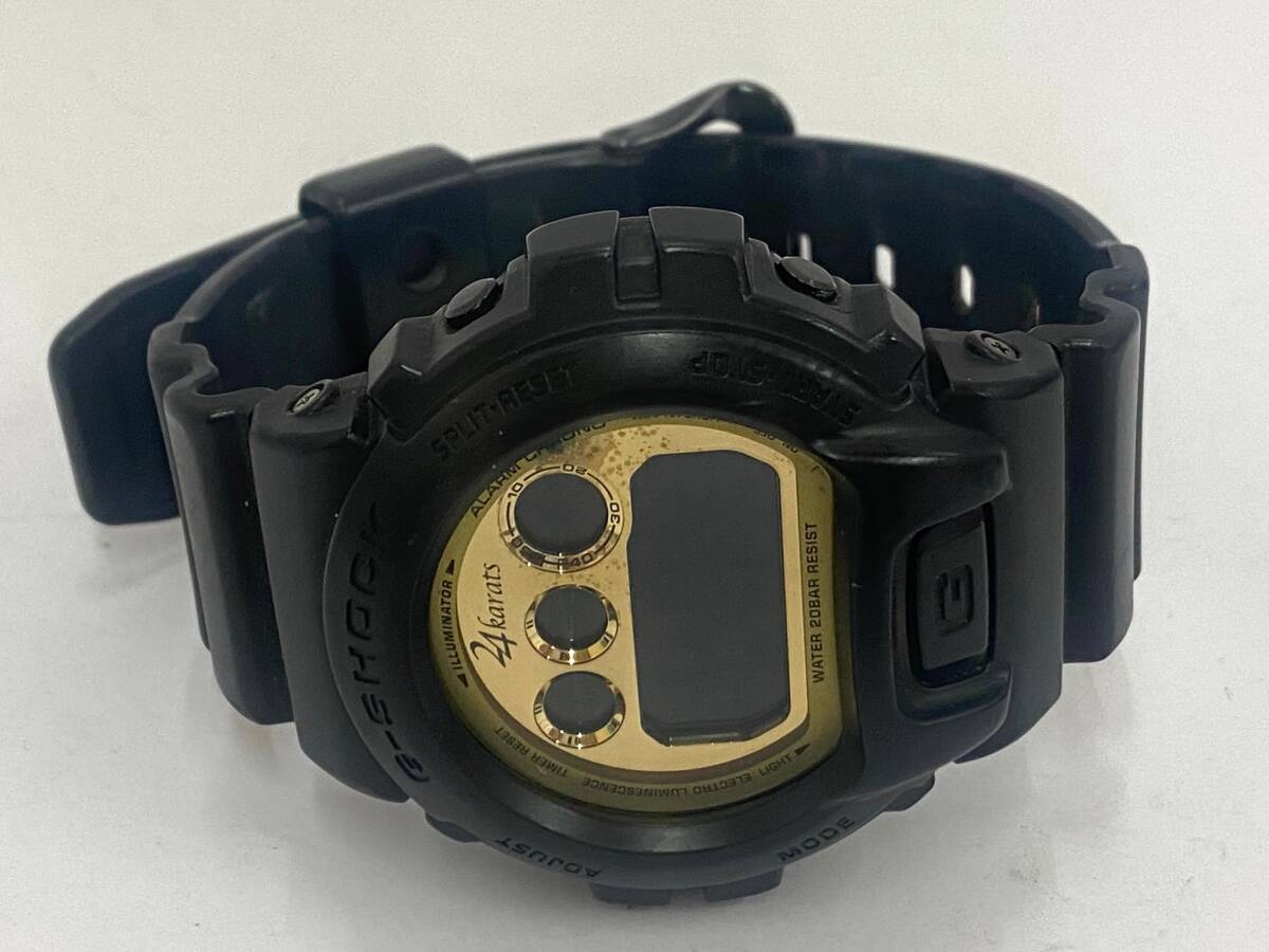 CASIO カシオ G-SHOCK Gショック × 24karats コラボ クォーツ メンズ 腕時計 DW-6900FS 稼働 現状渡し_画像9