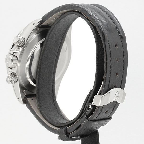 チューダー/チュードル TUDOR プリンスデイト クロノタイム タイガー 79260P シルバー文字盤 SS/革 メンズ腕時計 自動巻き 40mmの画像3
