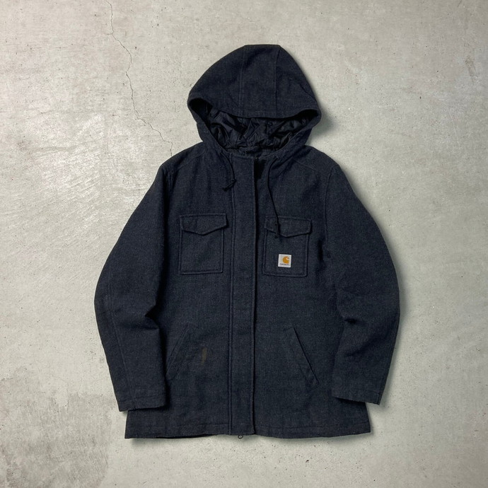 Carhartt FOR WOMEN カーハート フーデッドジャケット ウール混 レディースＭ