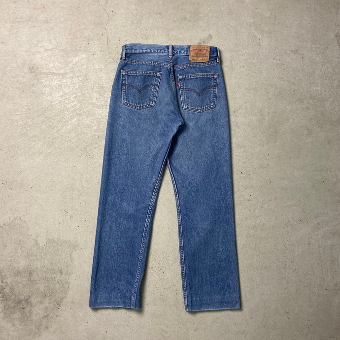 90年代 Levi's ユーロリーバイス 501 ストレート デニムパンツ メンズW30_画像4