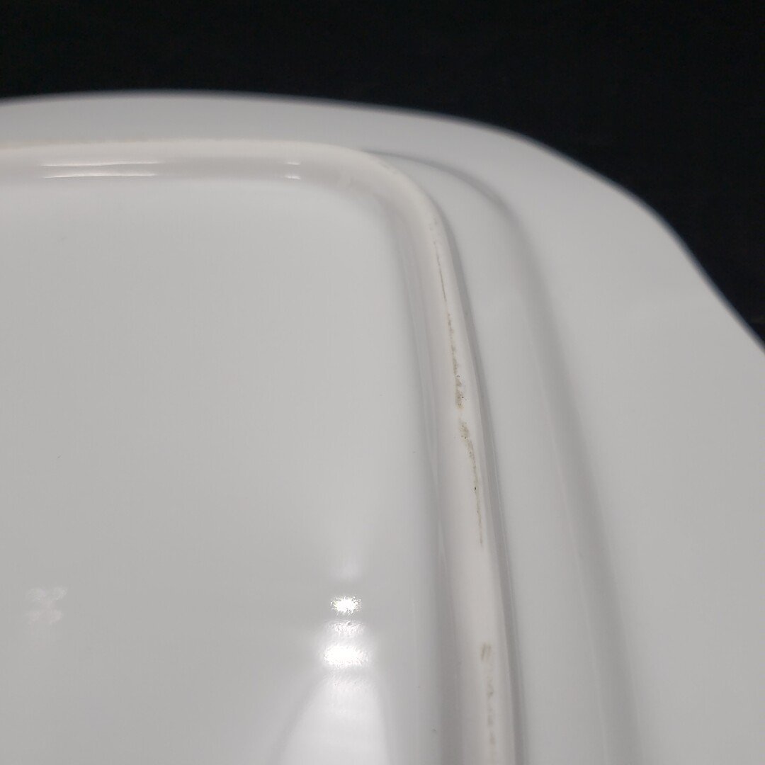 Noritake　レースウッドゴールド　スクエアプレート　プレート　メイン皿　洋食器　アンティーク食器　金彩 水色　花柄　レース【80n176】_汚れ、キズがあります。
