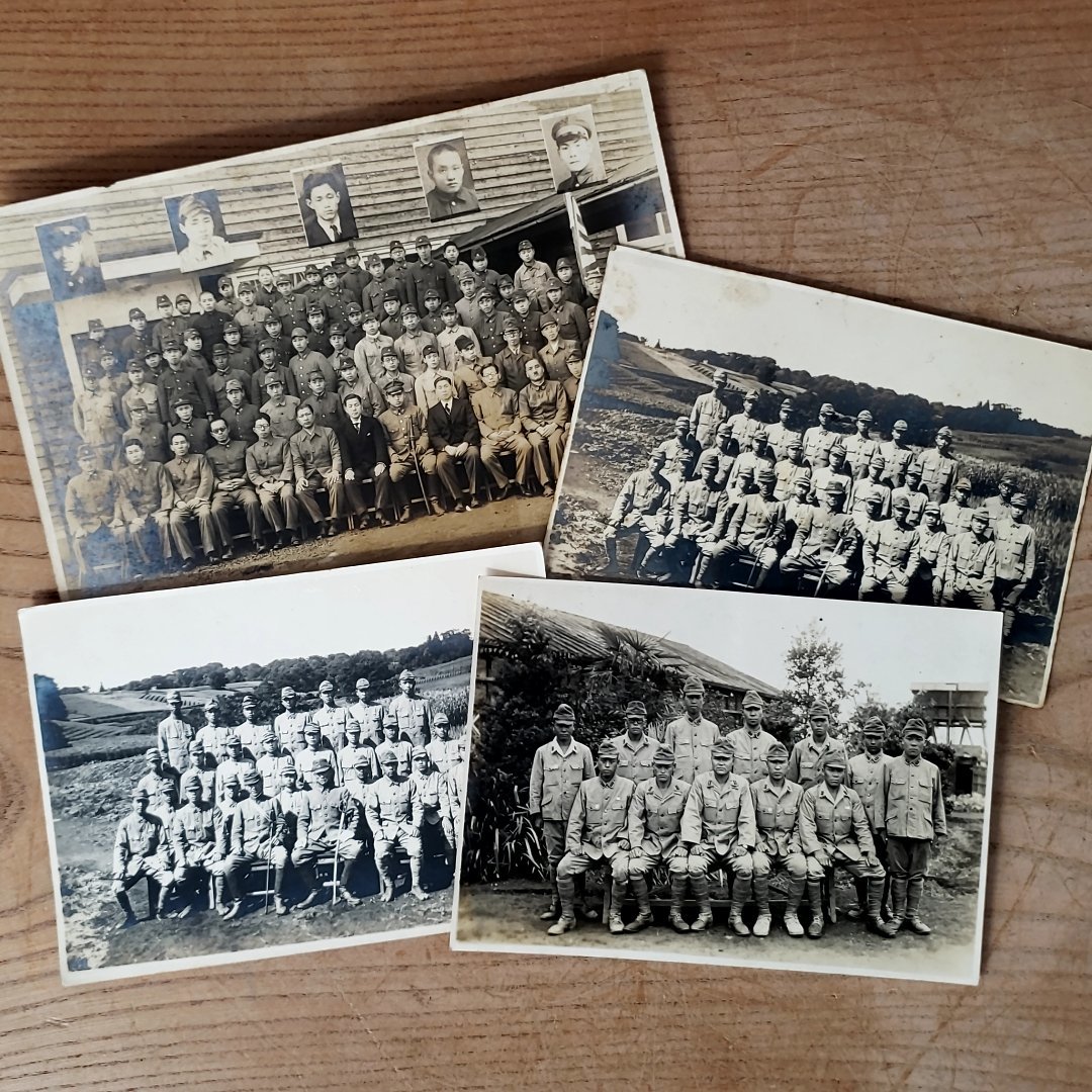 高い信頼 厚い信頼 古い白黒写真 家族写真 集合写真 モノクロ写真 戦前? 富山県 その他
