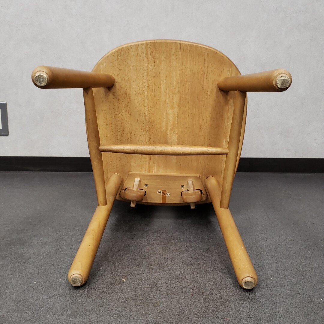カリモク ルスティック ダイニングチェア RUSTICシリーズ karimoku 家具 椅子 木製 インテリア 什器 レトロ アンティーク◇180t3338◇_画像8