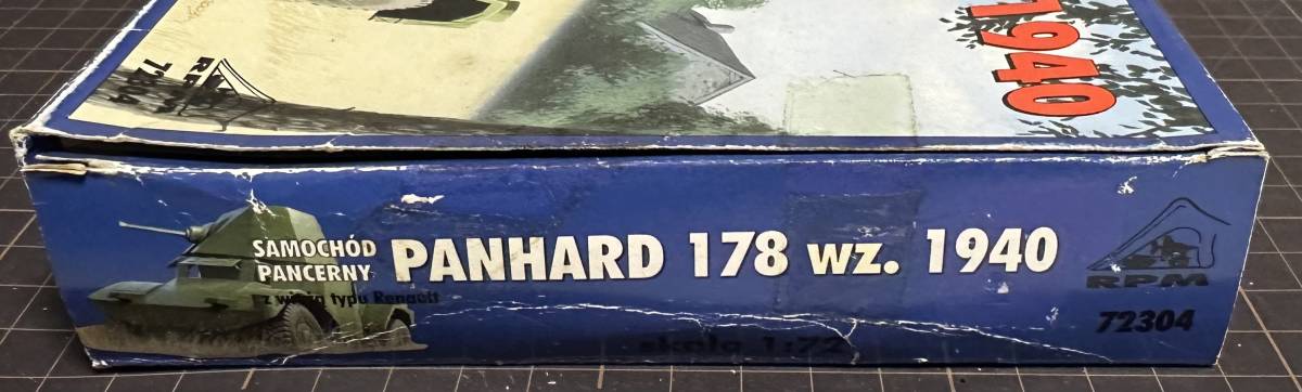 【新品・未組立・箱イタミ】『PANHARD 178 wz.1940』　パナール 178wz　ルノー砲塔装備型試作車両　RPM製　1/72スケール_画像7