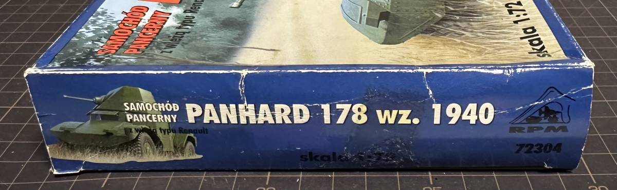 【新品・未組立・箱イタミ】『PANHARD 178 wz.1940』　パナール 178wz　ルノー砲塔装備型試作車両　RPM製　1/72スケール_画像8