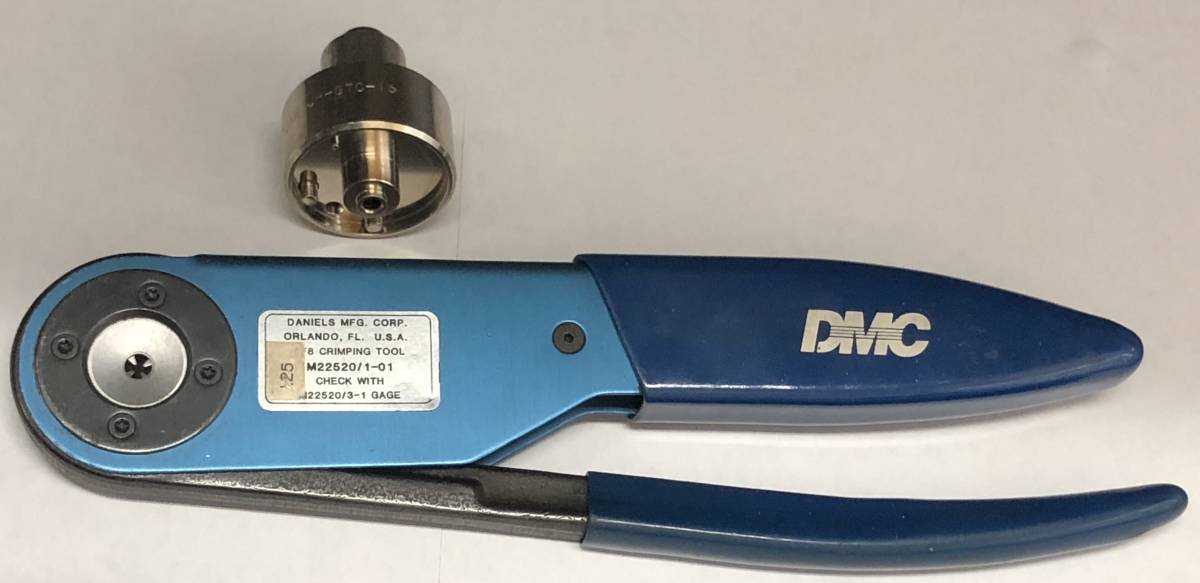 DMC 圧着工具 M22520/1-01 AWG26-12 AF8 JP-GTO-16 中古品の画像5