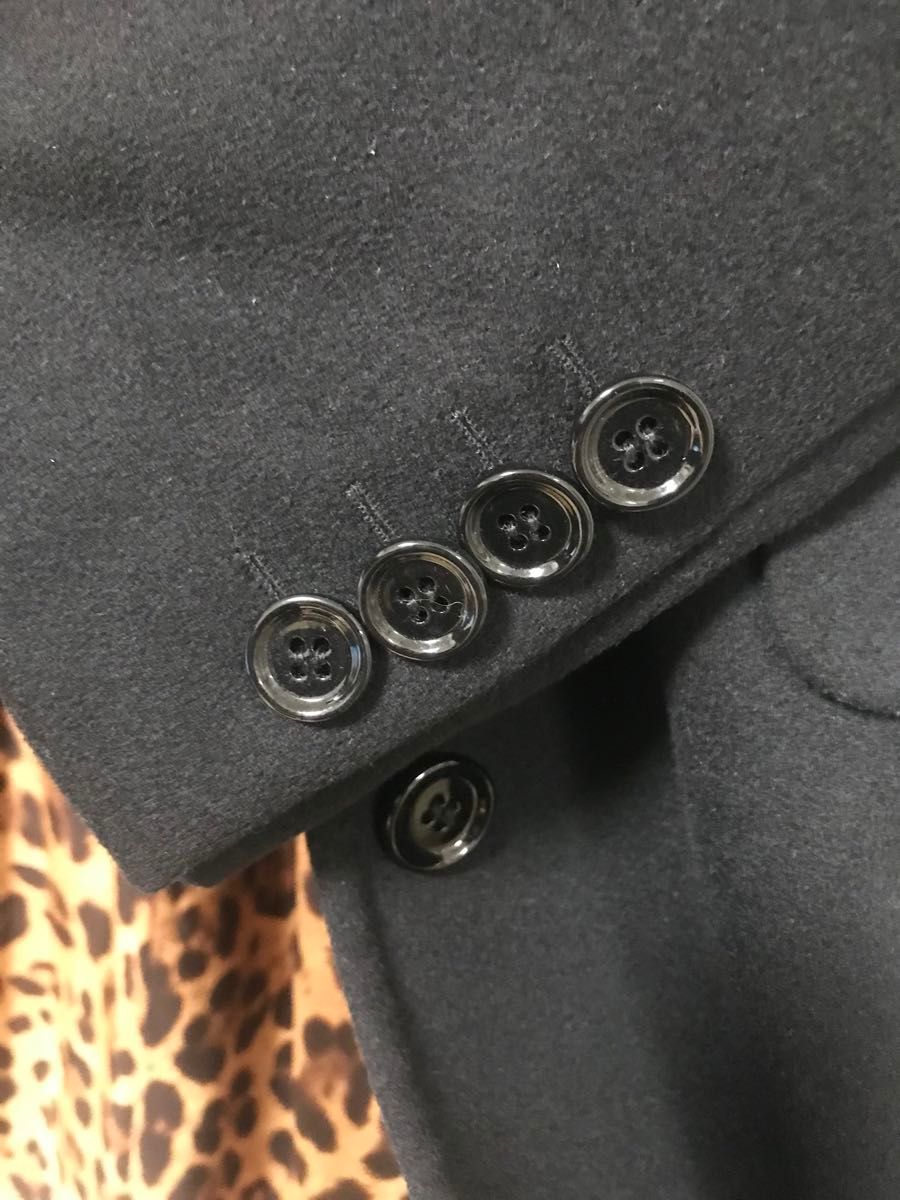 新品同様 希少 DOLCE &GABBANA カシミア 豹柄 ロングチェスター 新品同様 希少 DOLCE &GABBANA カシミア 豹柄 ロングチェスター