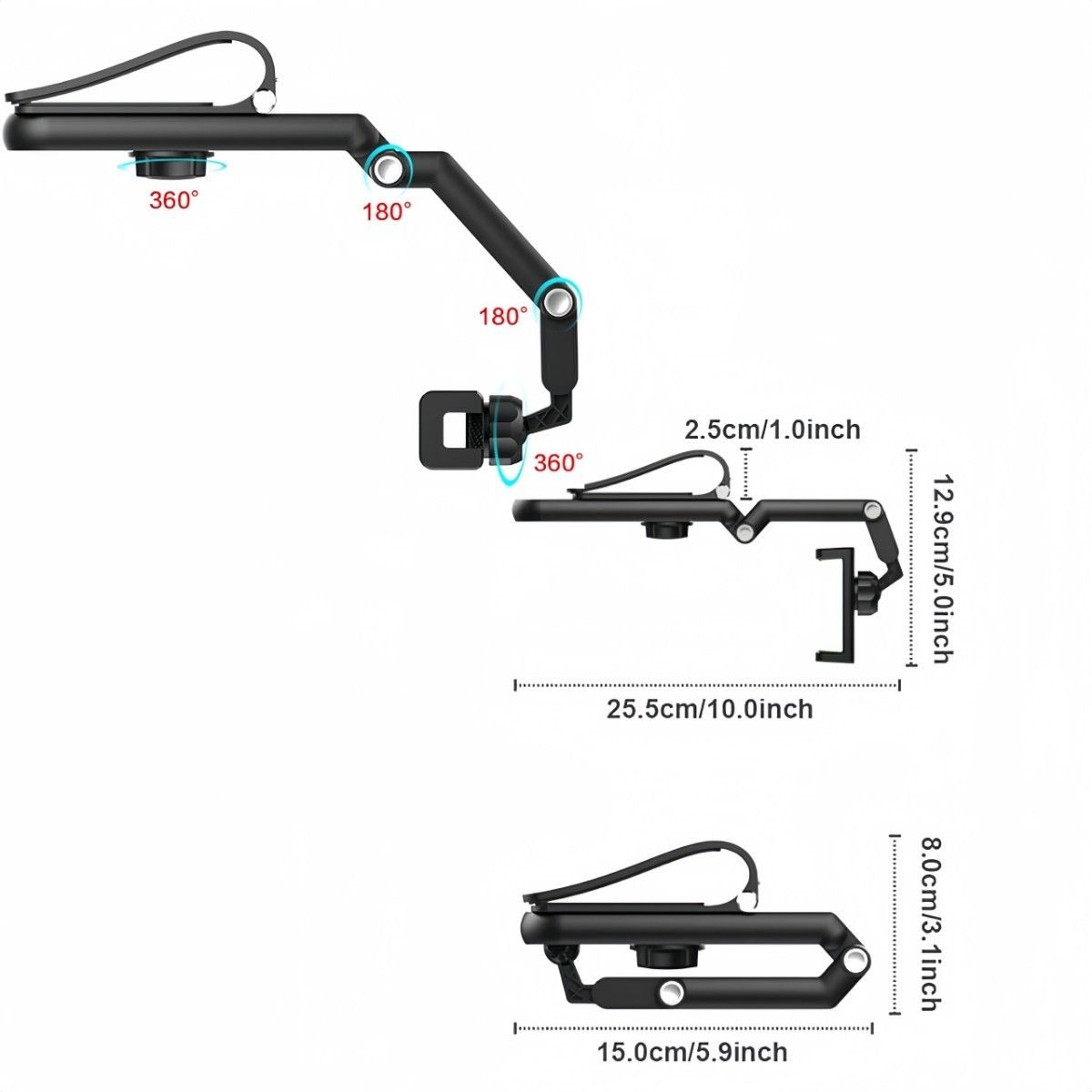 車載スマホホルダー サンバイザー 車載ホルダー   テーブル クリップ式  サンバイザー 卓上 バックミラー ステアリングホイール