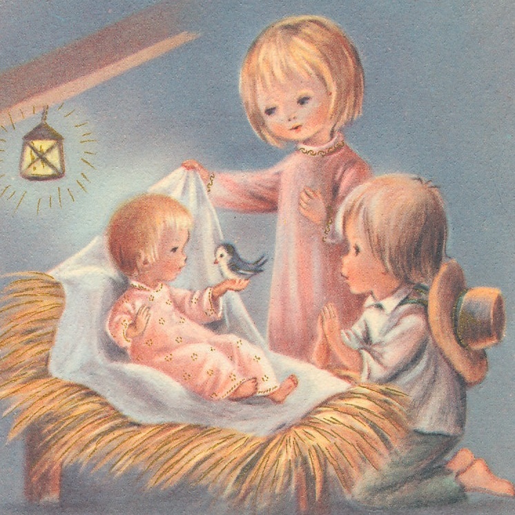 ビンテージポストカード(9)G15◆フランス ドイツ ベルギー イタリア イギリス 絵葉書 子供 クリスマス ニューイヤー_画像1