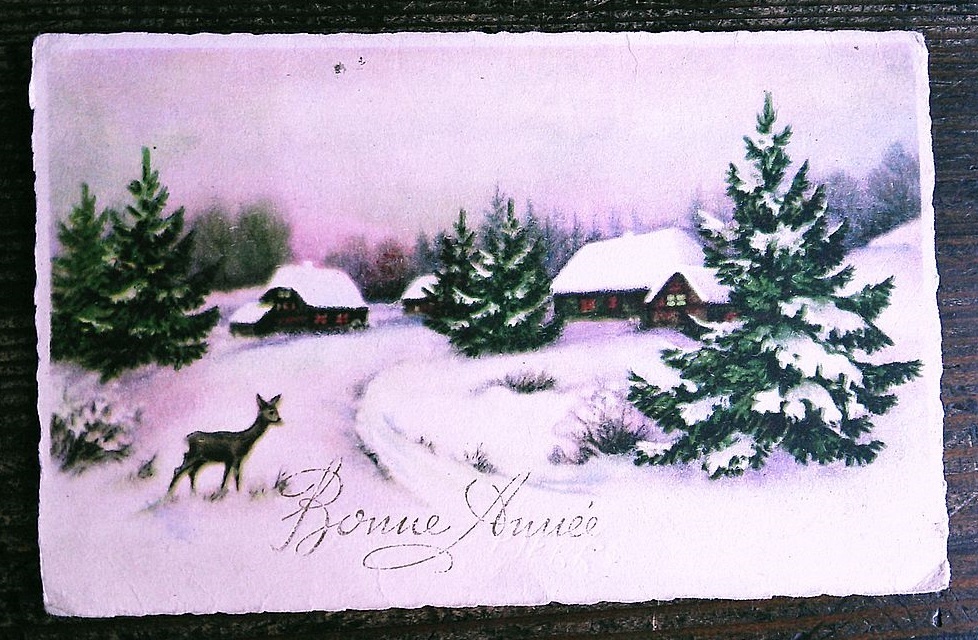  illustration (24)X51* antique postcard France Germany Belgium England picture postcard scenery new year Christmas 