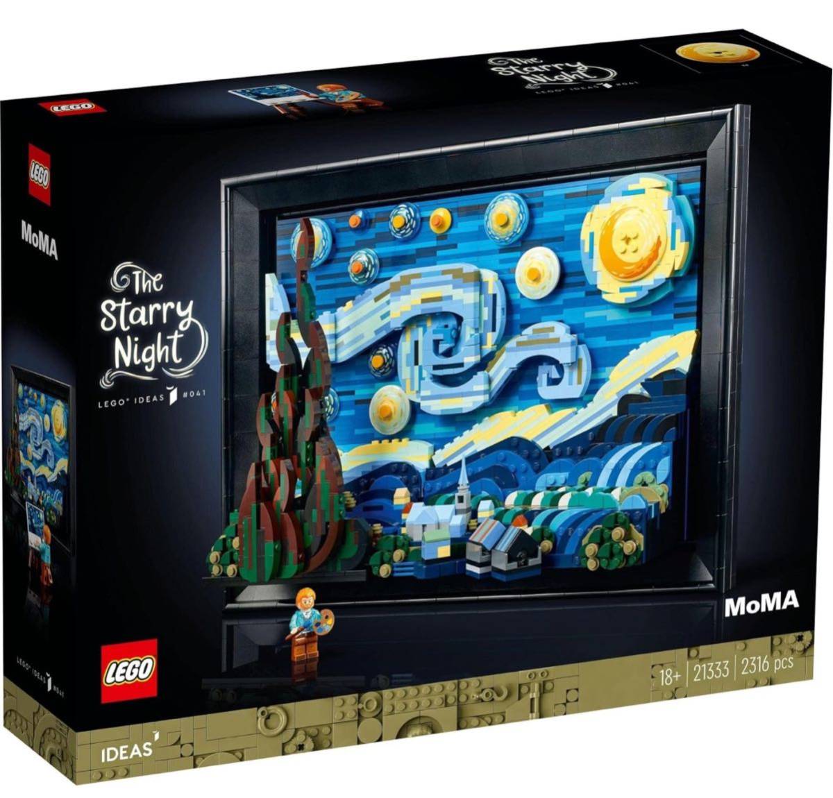 レゴ アイデア ゴッホ 「星月夜」ミニフィグのみ 新品 未使用 大人レゴ LEGO レア 正規品
