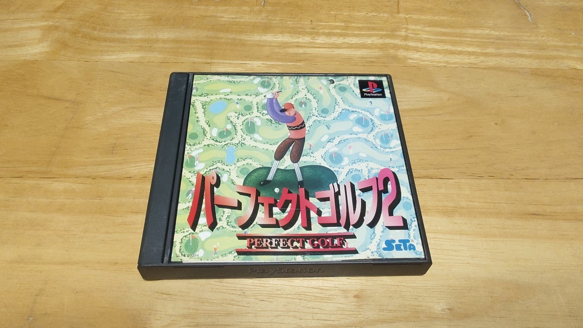 *PS[ Perfect Golf 2(PERFECT GOLF2)] obi * case * manual attaching /SETA/PlayStation/ PlayStation /SPT/ retro game *