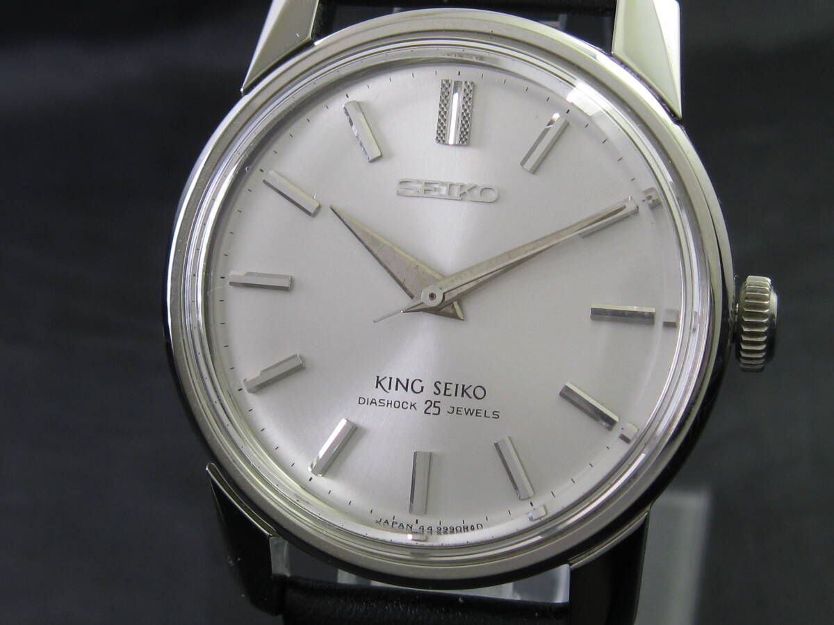 King Seiko/キングセイコー KS セカンドモデル 初期モデル Ref.44999 Cal.44A シルバー 手巻 オーバーホール/新品仕上済 1964年製造の画像2