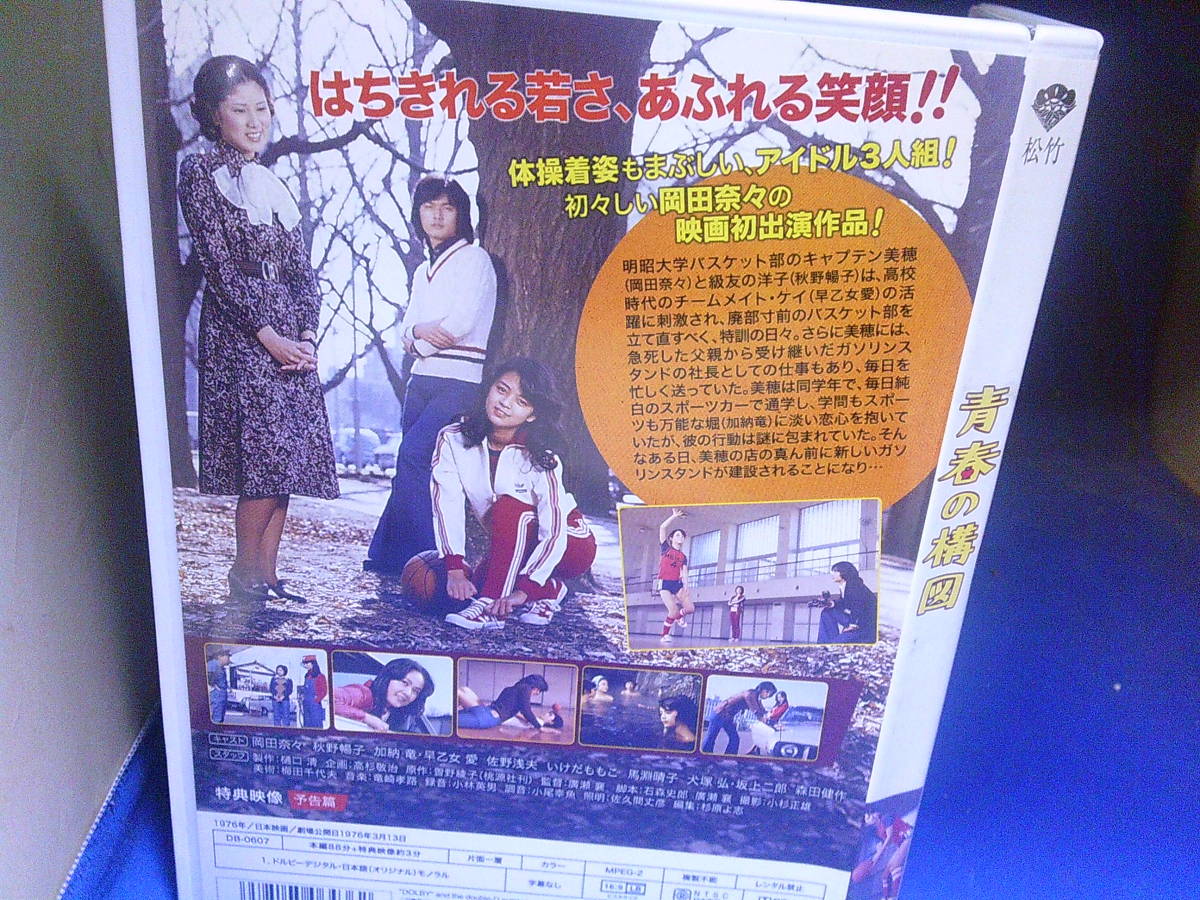 青春の構図ＤＶＤ　岡田奈々　早乙女愛　曽野綾子原作　広瀬廣・監督　セル版・中古品、再生確認済み_画像2