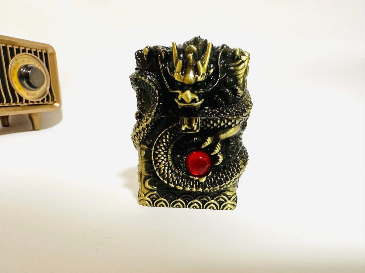 ライター オイルライター zippo ドラゴンライター 金色