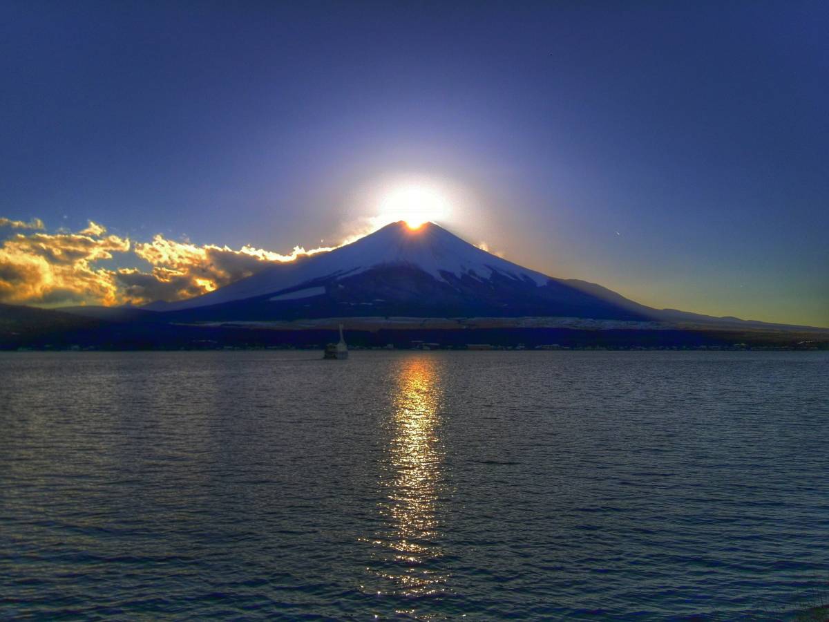  World Heritage Mt Fuji photograph L version 5 pieces set 