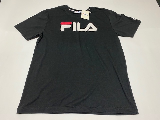 FILA フィラ Tシャツ Lサイズ ブラック 展示未使用品 ②_画像1