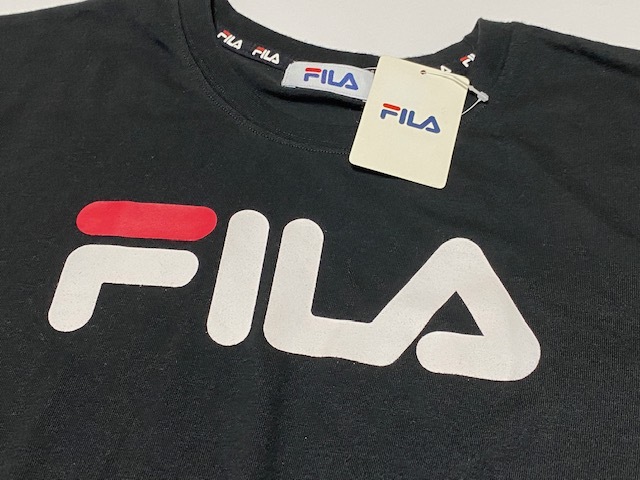 FILA フィラ Tシャツ Lサイズ ブラック 展示未使用品 ②_画像2