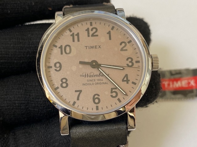タイメックス TIMEX The Waterbury ウォーターベリーコレクション TW2P58800 腕時計 黒革ベルト 展示未使用品