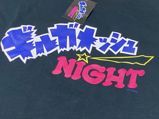 giruga mesh NIGHT design T-shirt M size black exhibition unused goods 