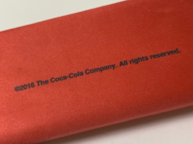 Coca-Cola コカ・コーラ 眼鏡ケース レッド 展示未使用品_画像5